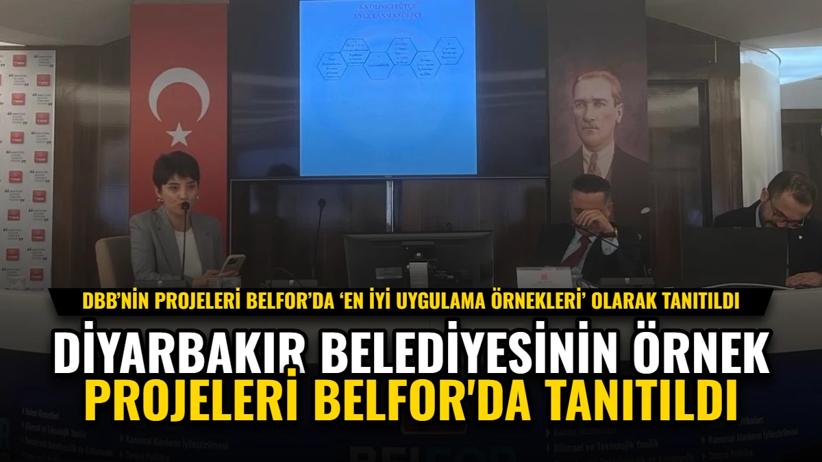 Diyarbakır Belediyesinin Örnek Projeleri BELFOR'da Tanıtıldı