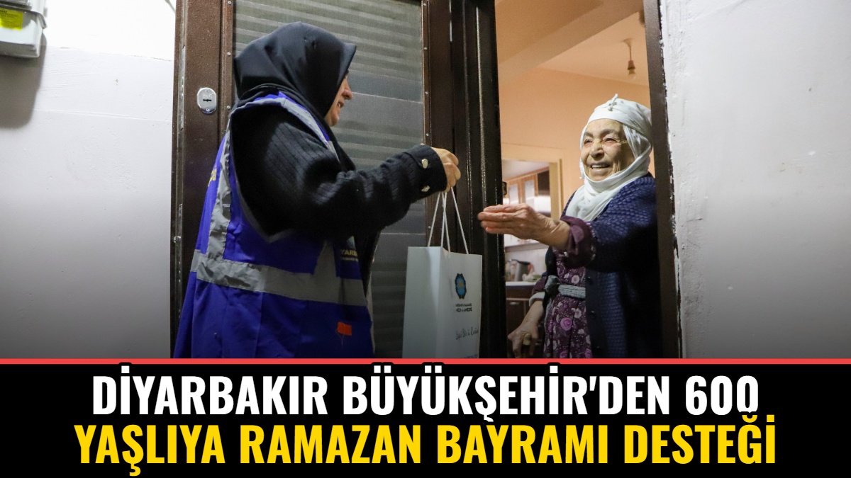 Diyarbakır Büyükşehir'den 600 Yaşlıya Ramazan Bayramı Desteği