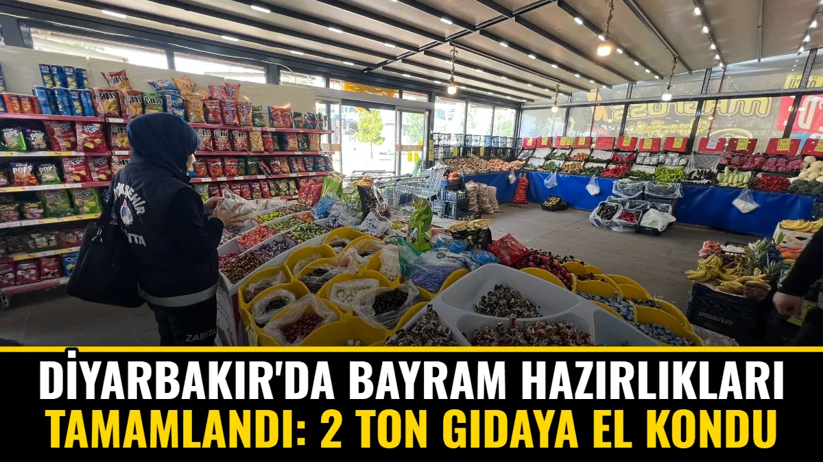 Diyarbakır'da Bayram Hazırlıkları Tamamlandı: 2 Ton Gıdaya El Kondu