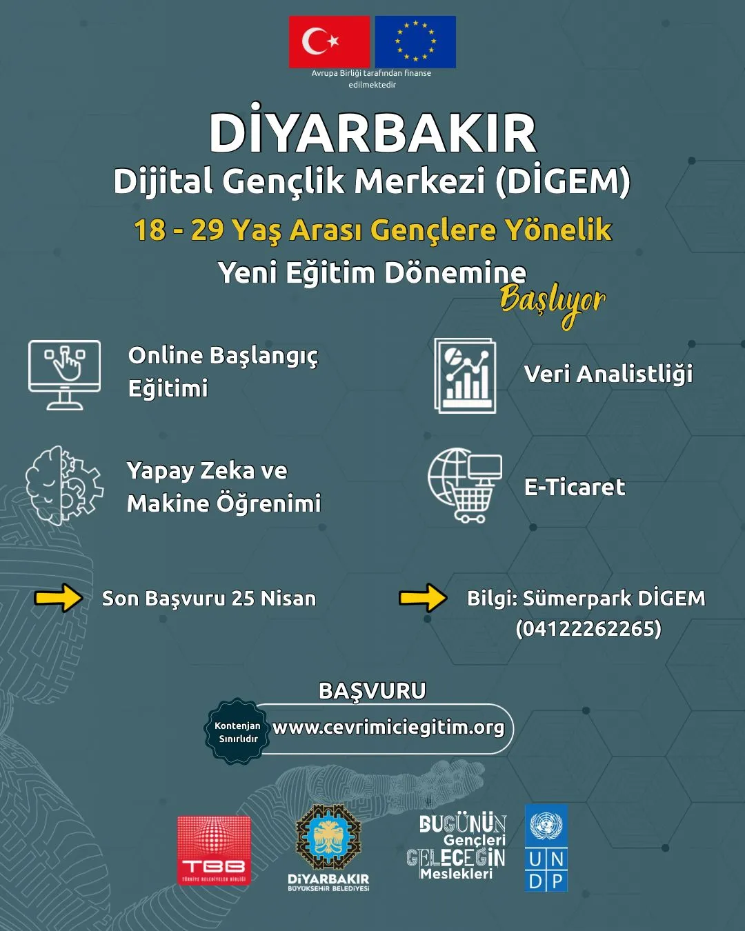 Diyarbakır'dan Gençlere Dijital Gelecek: Meslek Edindirme Programı