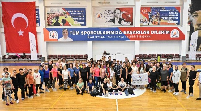 Muratpaşa'da sabah sporu